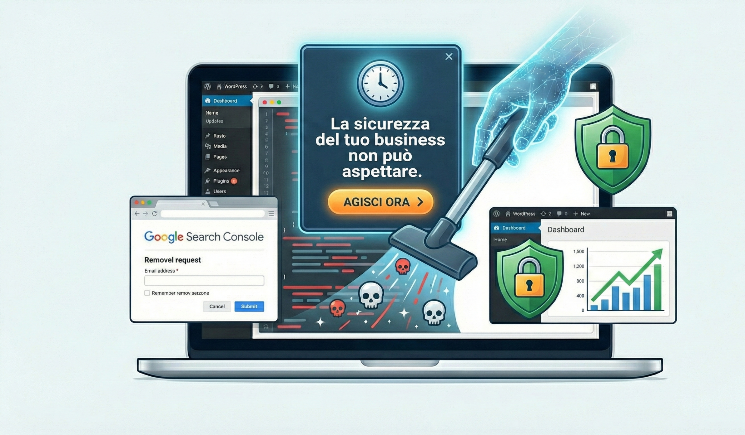 Sito WordPress Hackerato o in Blacklist Google? Rimuoviamo il Malware Definitivamente